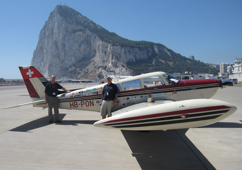 HB-PON at Gibraltar
